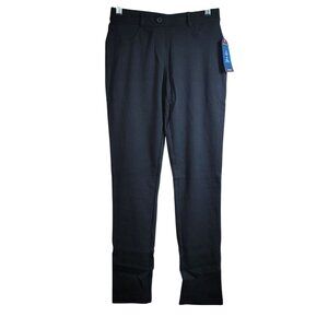 Nautica School Uniform Jeggings Blue SZ 16 Pants Flat Front Pull On Pockets NWT